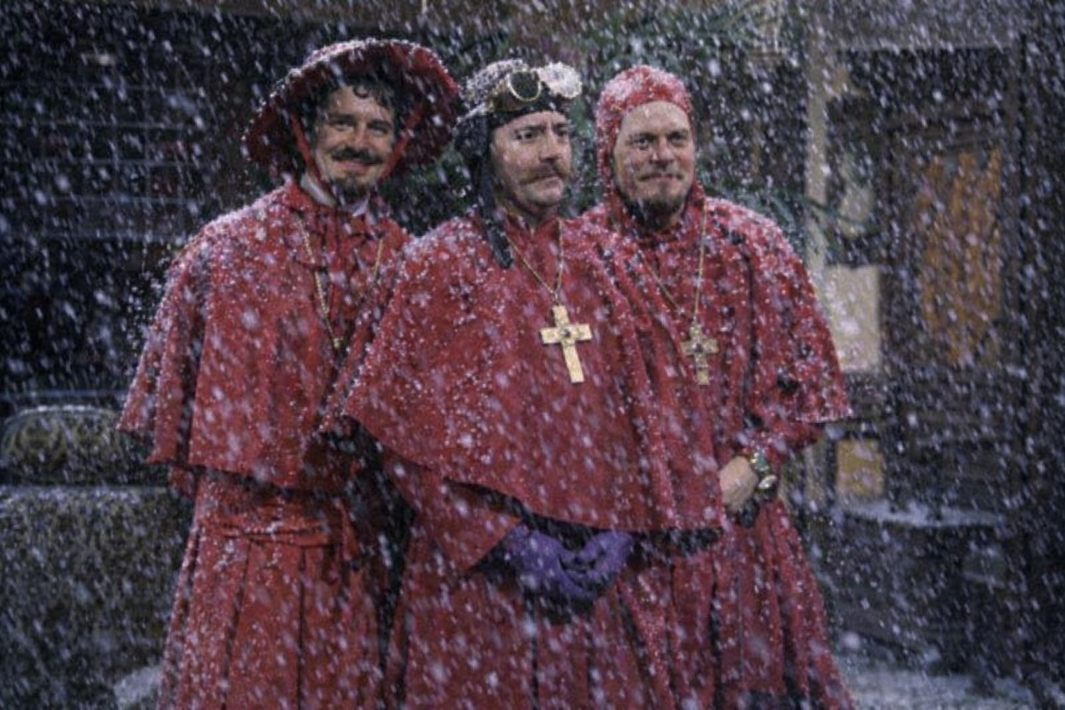 spanish inquisition in sleet Blank Meme Template
