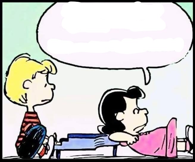 High Quality linus and lucy Blank Meme Template