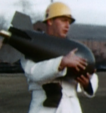 man holding nuke Blank Meme Template
