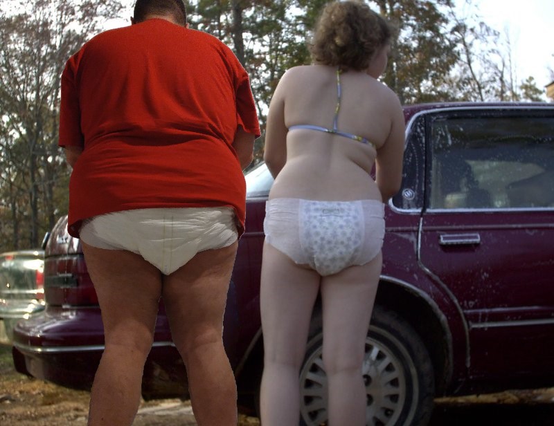 Fat man wearing a diaper sex Blank Meme Template