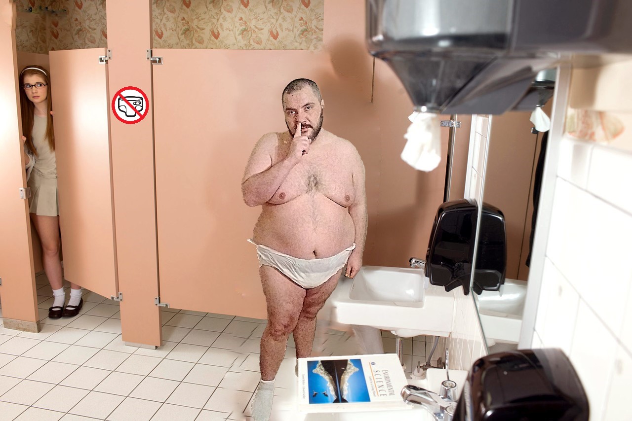 Fat man wearing a diaper sex Blank Meme Template