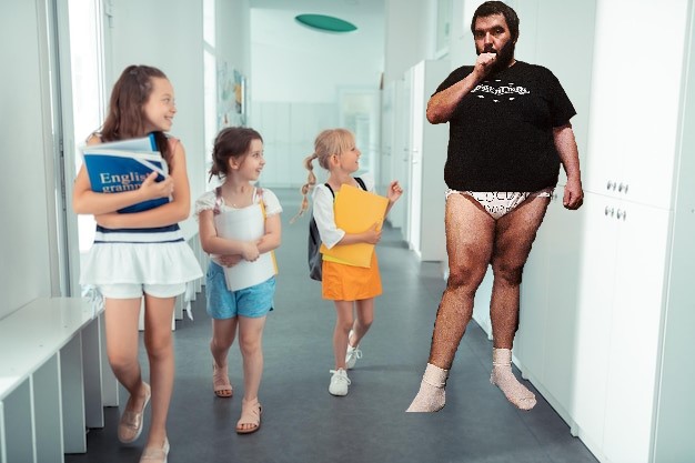 Fat man wearing a diaper sex Blank Meme Template