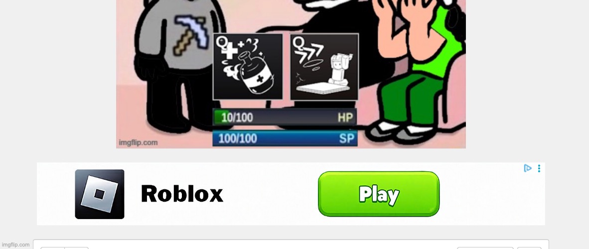 this is not an actual Roblox ad bro ??? | made w/ Imgflip meme maker
