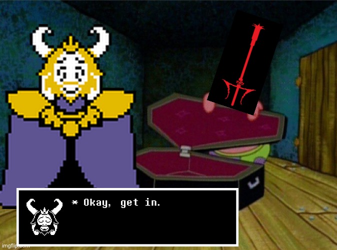 PEAK COMEDY | image tagged in spongebob coffin | made w/ Imgflip meme maker