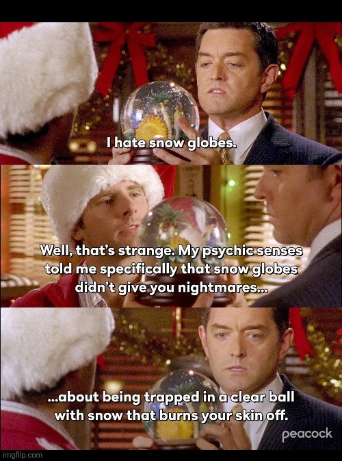 Psych snowglobe | image tagged in christmas,snowglobe,psych,funny | made w/ Imgflip meme maker