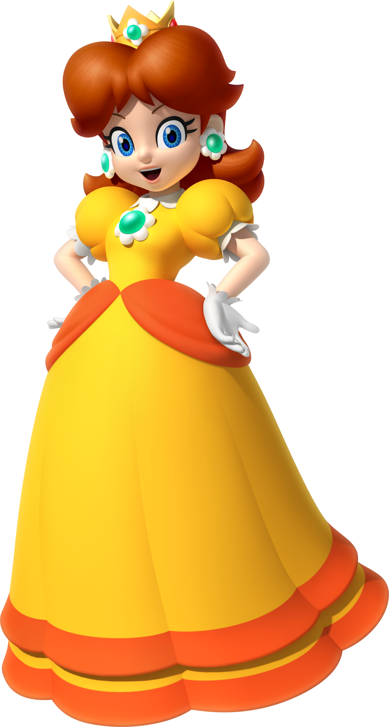 Princess daisy png Blank Meme Template