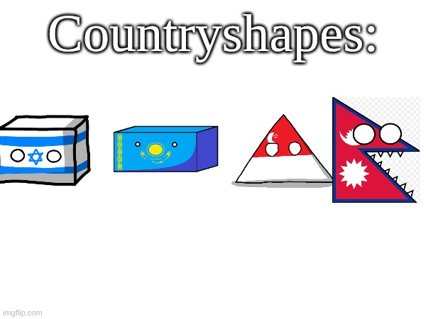 Countryshapes: | image tagged in countryballs | made w/ Imgflip meme maker