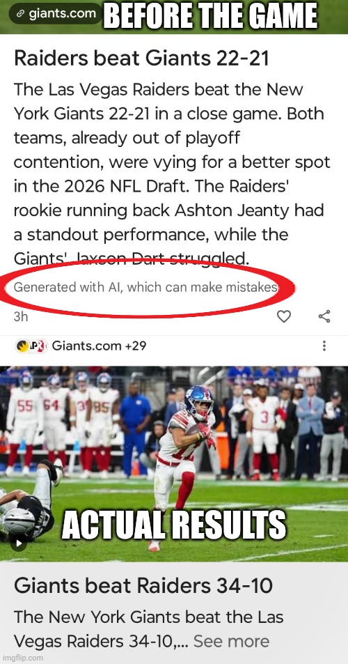 Stupid A.I. | BEFORE THE GAME; ACTUAL RESULTS | image tagged in rule the world,well yes but actually no,dumb and dumber,ai | made w/ Imgflip meme maker