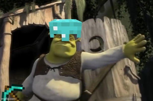 image tagged in shrek opens the door | made w/ Imgflip meme maker