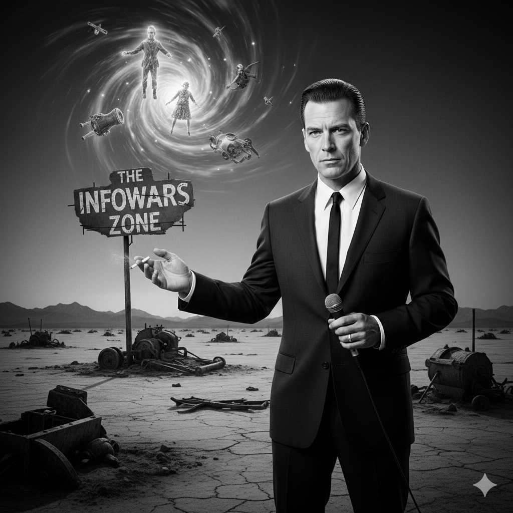 Alex Jones THE Twilight Zone Blank Meme Template