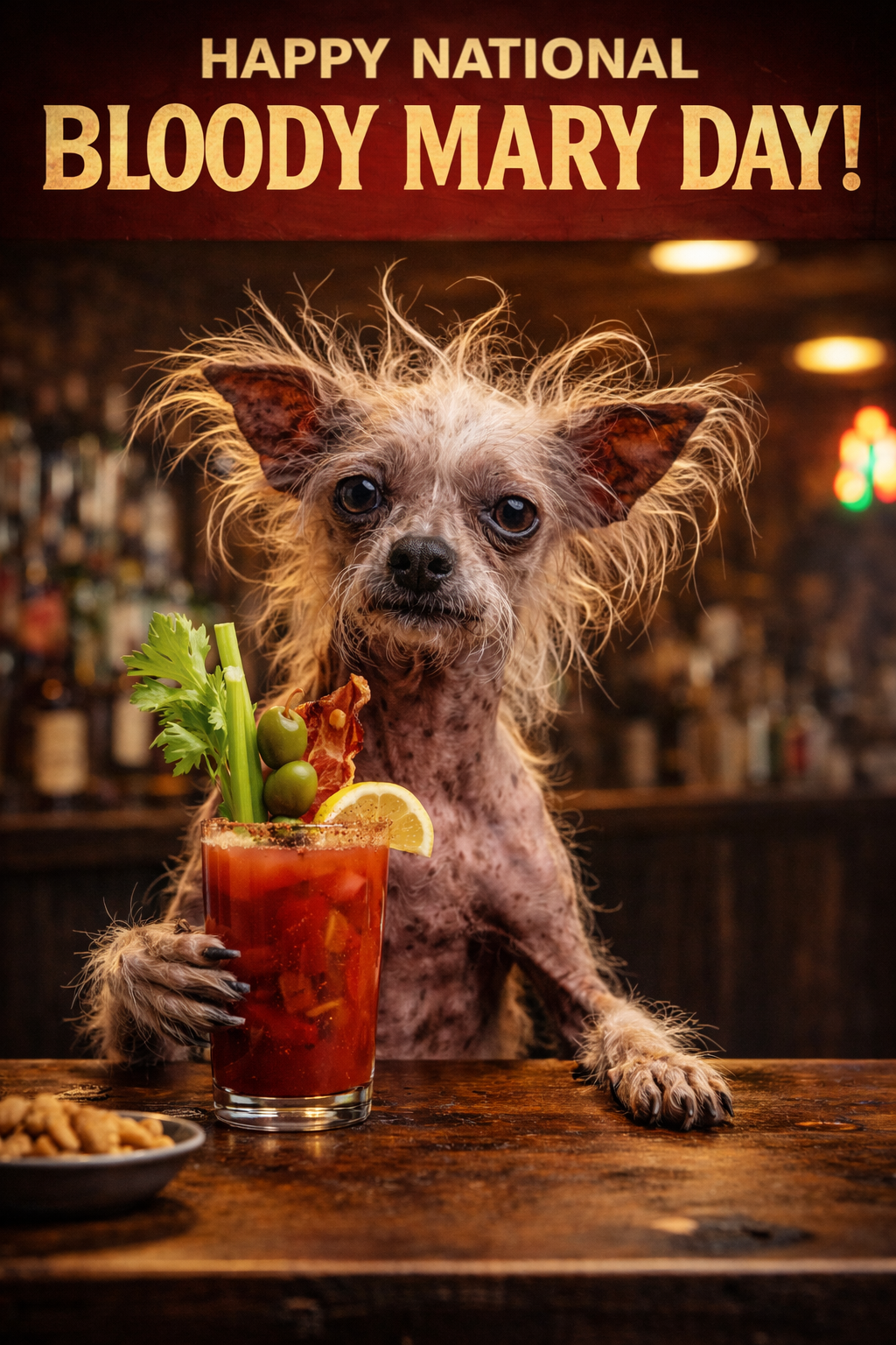 Hair of the dog Blank Meme Template