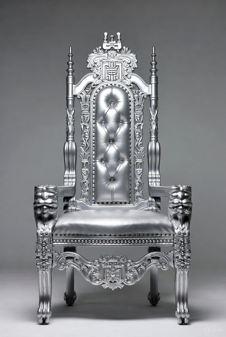 Silver chair Blank Meme Template