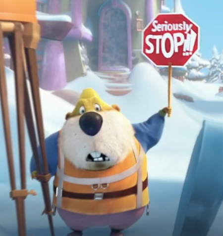 Arctic Dogs(2019) - "SERIOUSLY STOP!!" beaver Blank Meme Template