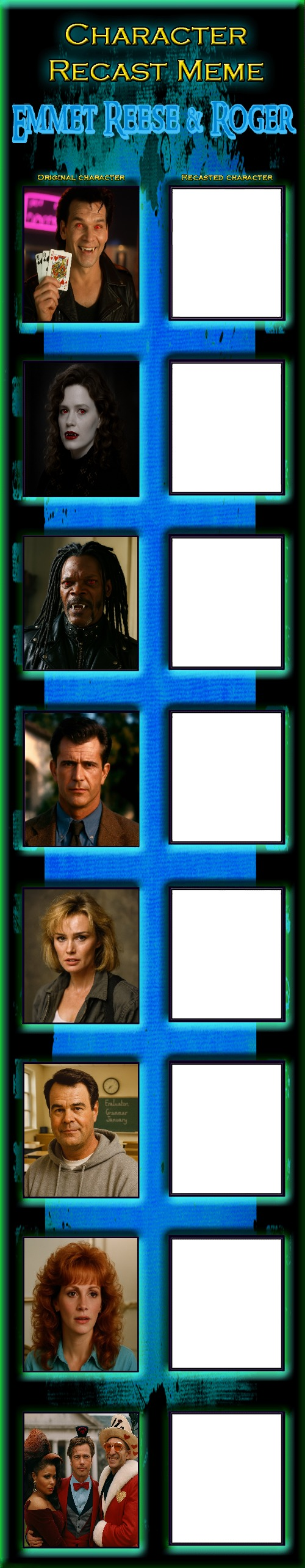 Emmet Reese & Roger Recast Meme Pt. 2 Blank Meme Template