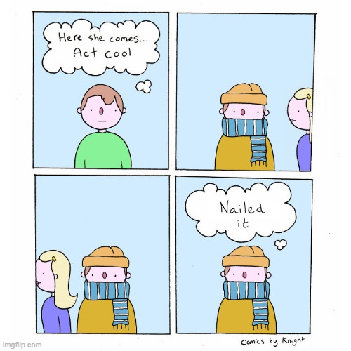 image tagged in girl,act,cool,literally,winter,nailed it | made w/ Imgflip meme maker
