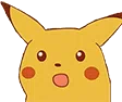Pika amazed Meme Template