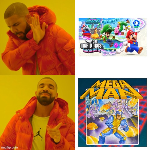 Mario meme | image tagged in memes,drake hotline bling | made w/ Imgflip meme maker