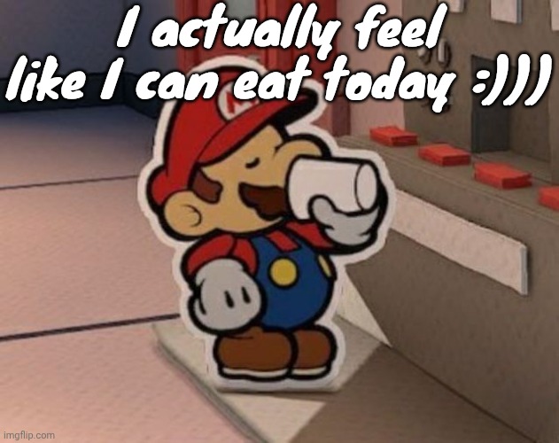 Coffee | I actually feel like I can eat today :))) | image tagged in coffee | made w/ Imgflip meme maker