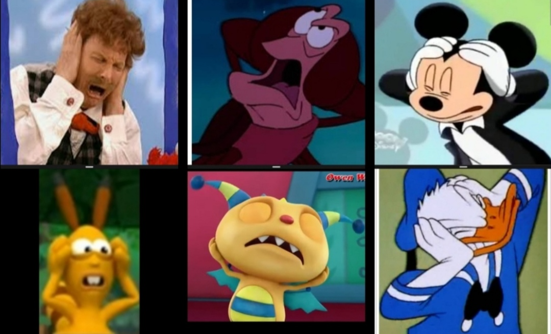 6 characters annoys Blank Meme Template