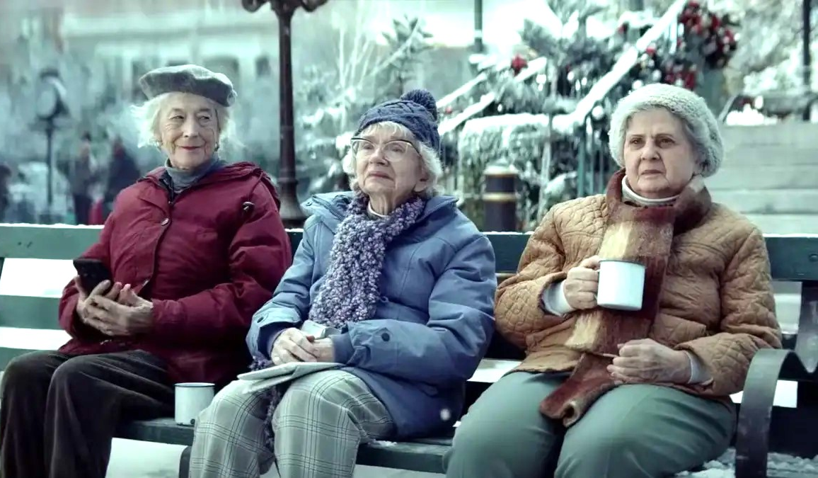 AMAZON OLD LADIES Blank Meme Template