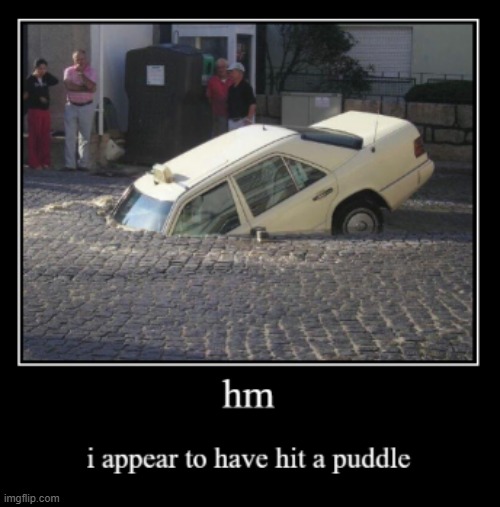 puddle | image tagged in what | made w/ Imgflip meme maker