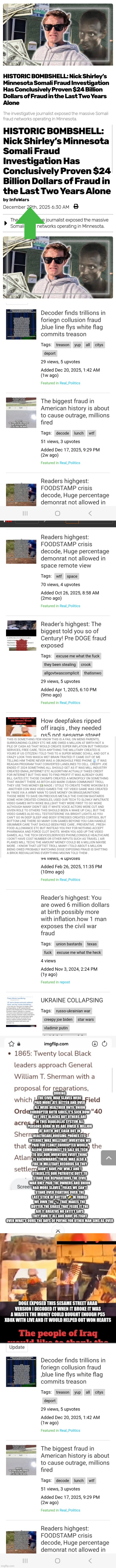 Journalist finds potatoes, decoder finds the meat billions vs trillions in fraud | image tagged in news,fraud | made w/ Imgflip meme maker