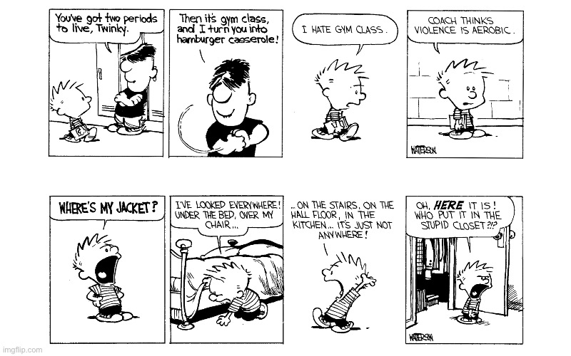 image tagged in calvin and hobbes,comics | made w/ Imgflip meme maker