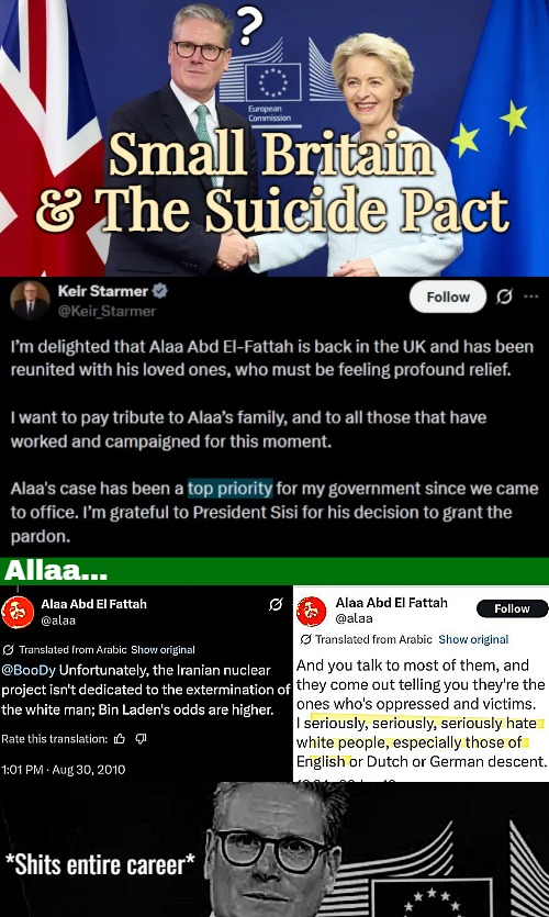 Allaa... *Shits entire career* | image tagged in uk,great britain,immigration,racism | made w/ Imgflip meme maker