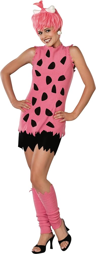 Pebbles Flintstone Costume (Pink Edition) Blank Meme Template