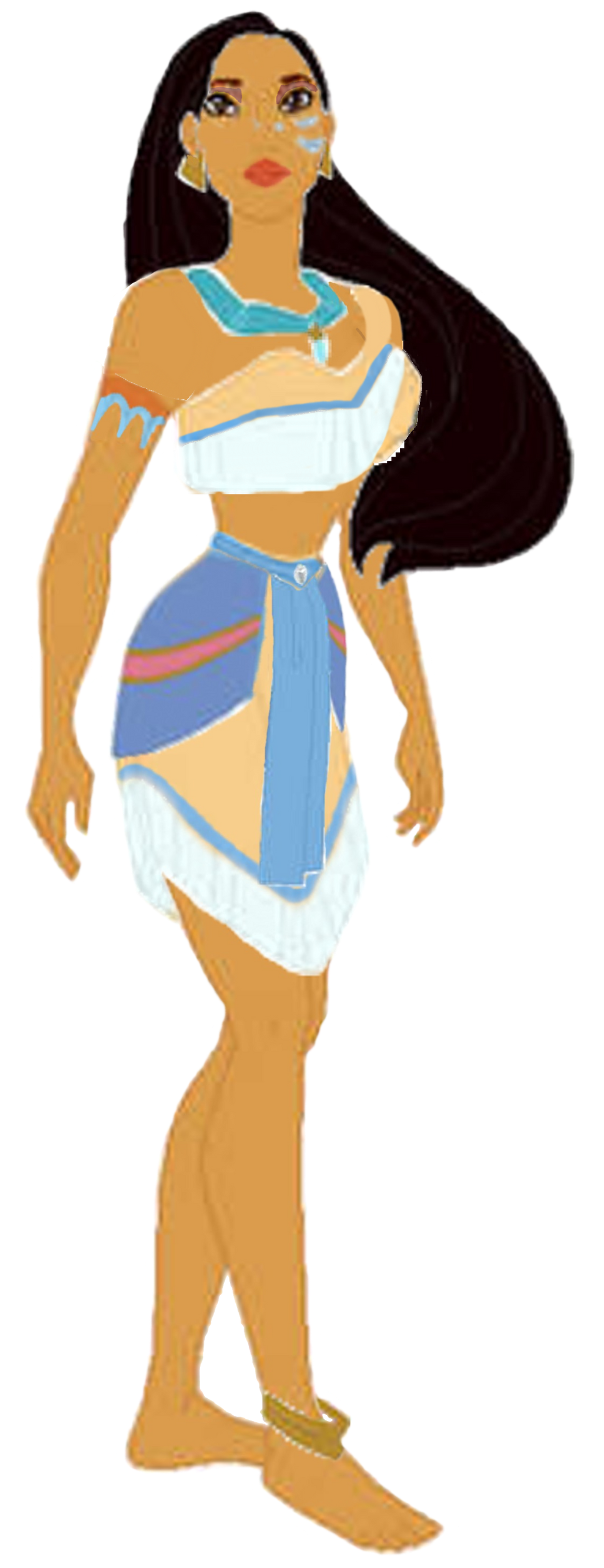 Disney Fusion: Pocahontas And Kidagakash Blank Meme Template