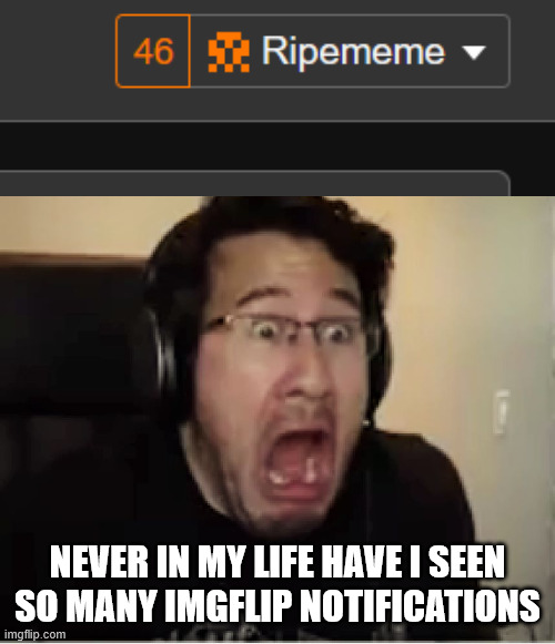 probably will regret turning back on the 'notify of other people's comments' setting | NEVER IN MY LIFE HAVE I SEEN SO MANY IMGFLIP NOTIFICATIONS | made w/ Imgflip meme maker