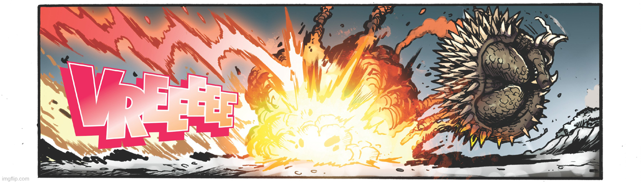 anguirus vs mechagodzilla Blank Meme Template