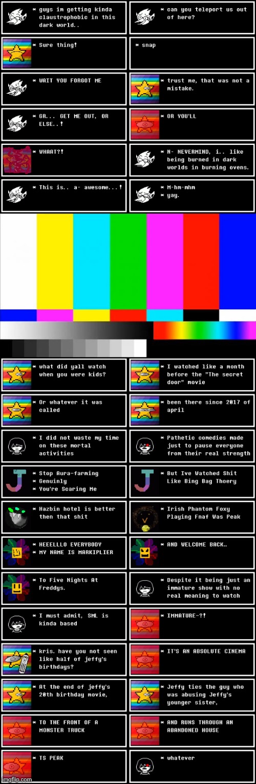 Fascinating what they have become | image tagged in tv test card color | made w/ Imgflip meme maker