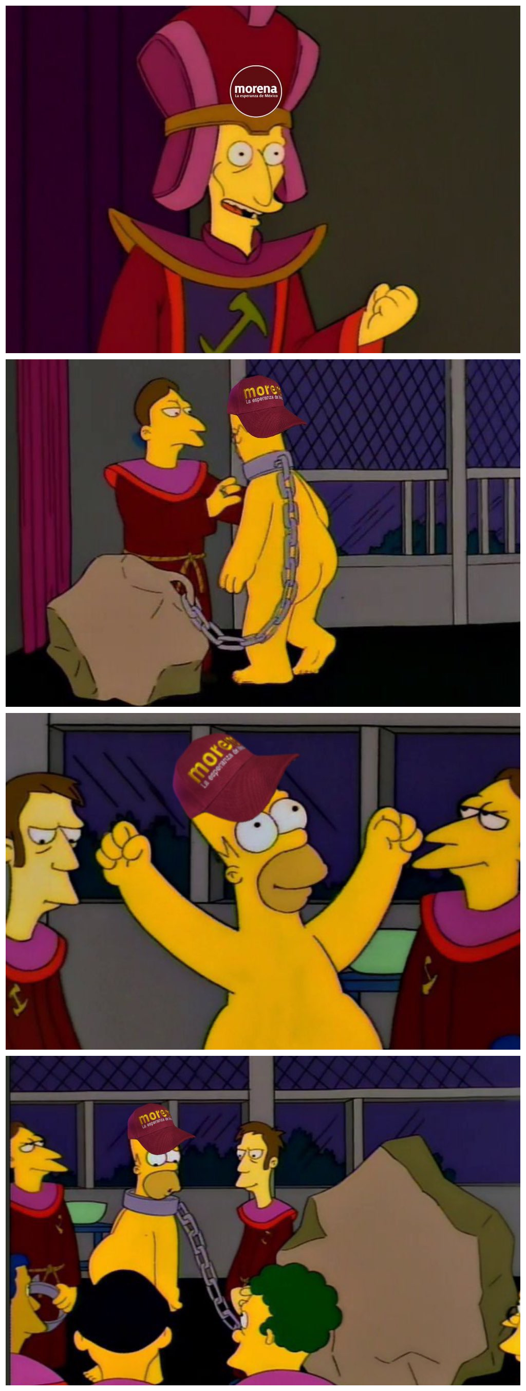 chairo de Morena quitenle la piedra Blank Meme Template