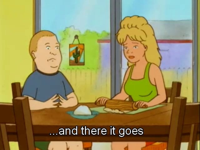Bobby Hill milk goes bad Blank Meme Template