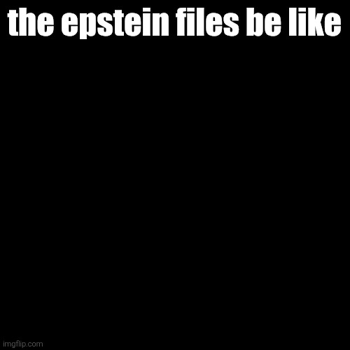 the epstein files be like | made w/ Imgflip meme maker