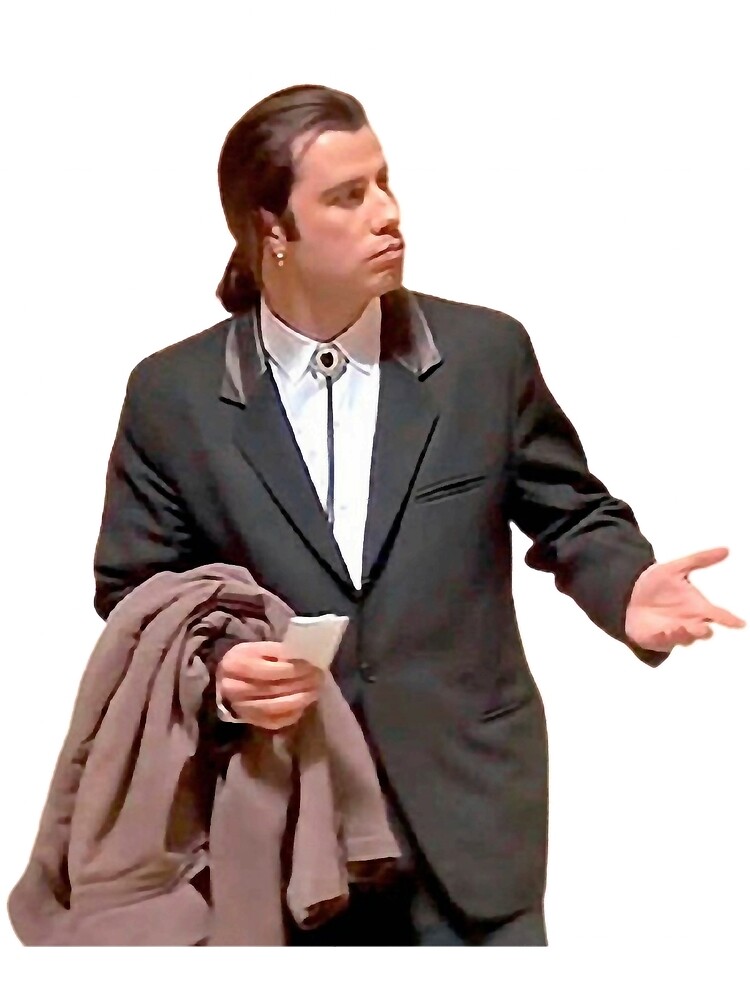 Jhon Travolta Blank Meme Template