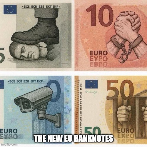 EU’s bank new notes | THE NEW EU BANKNOTES | made w/ Imgflip meme maker