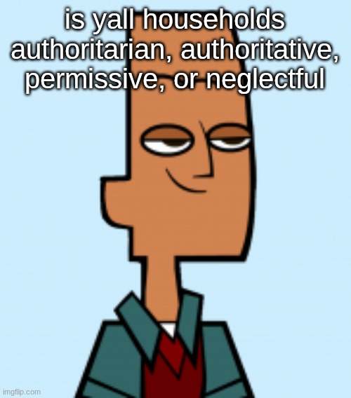 noah | is yall households authoritarian, authoritative, permissive, or neglectful | image tagged in noah | made w/ Imgflip meme maker