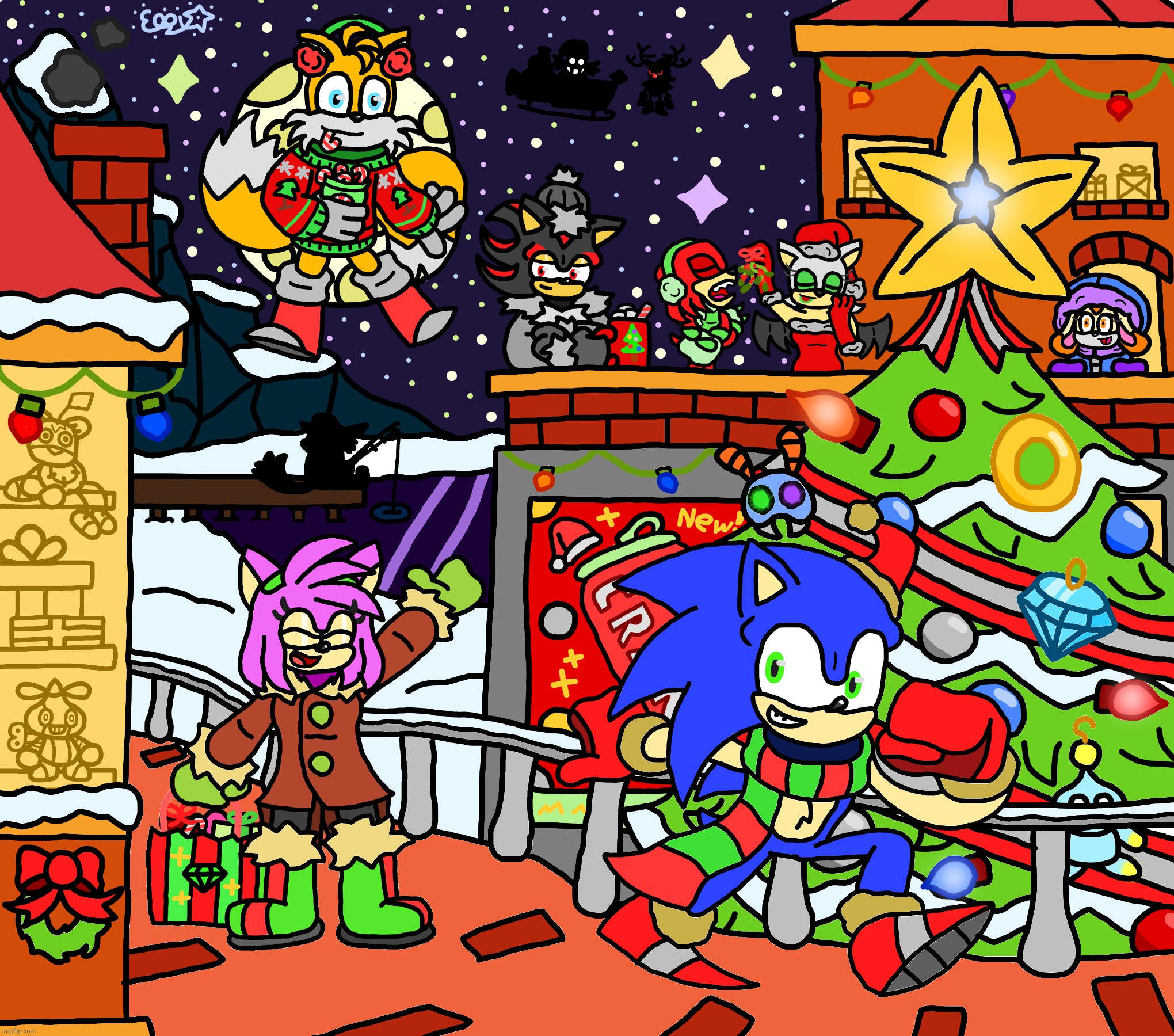 Faster Than the Winter Wind - a bit late, but here it is! Merry (late) Christmas everyone! | made w/ Imgflip meme maker