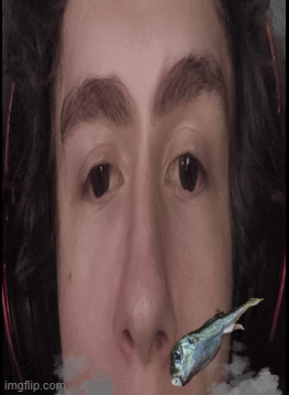 I ate the big anchovy | image tagged in gifs,funny | made w/ Imgflip images-to-gif maker