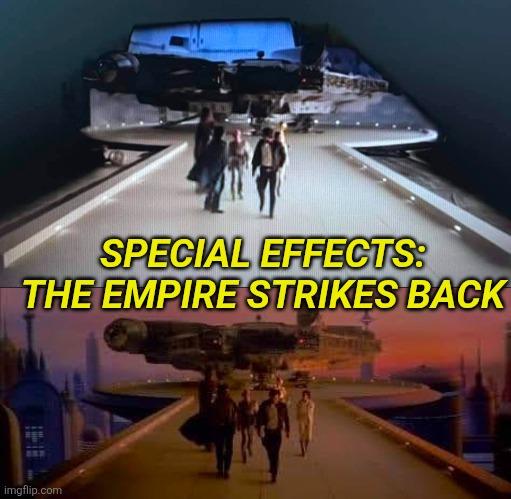 SPECIAL EFFECTS: THE EMPIRE STRIKES BACK | image tagged in star wars | made w/ Imgflip meme maker
