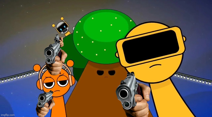 Sprunkies reacting negatively to you | image tagged in sprunkies reacting negatively to you | made w/ Imgflip meme maker