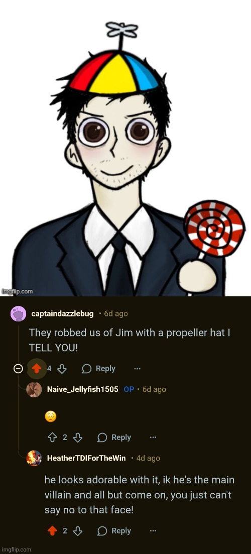 The reddit people are LOVING it | image tagged in jimothy haha | made w/ Imgflip meme maker