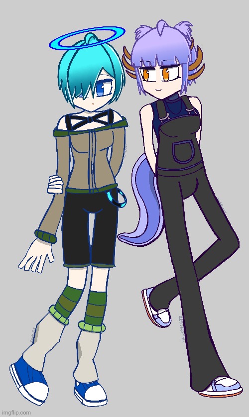 I did a bit of art studying on using Puyo Puyo's art style | image tagged in random,drawings,art study | made w/ Imgflip meme maker