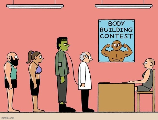 Body Building | image tagged in comics | made w/ Imgflip meme maker