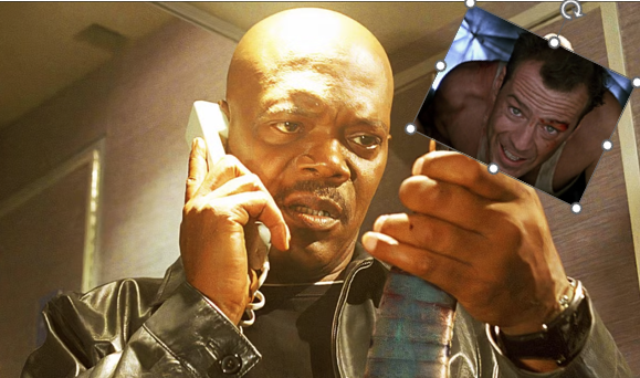 McClane on a Plane Blank Meme Template