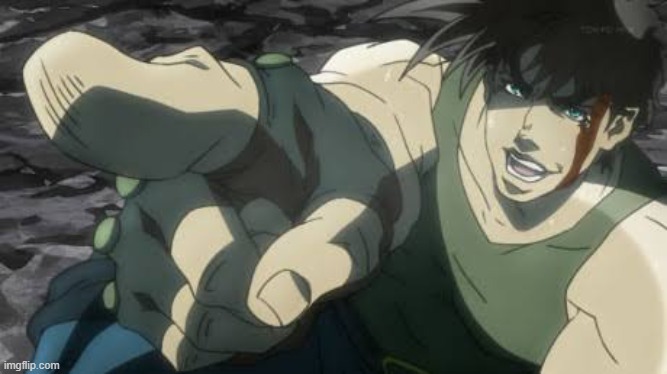Joseph joestar pointing | image tagged in joseph joestar pointing | made w/ Imgflip meme maker