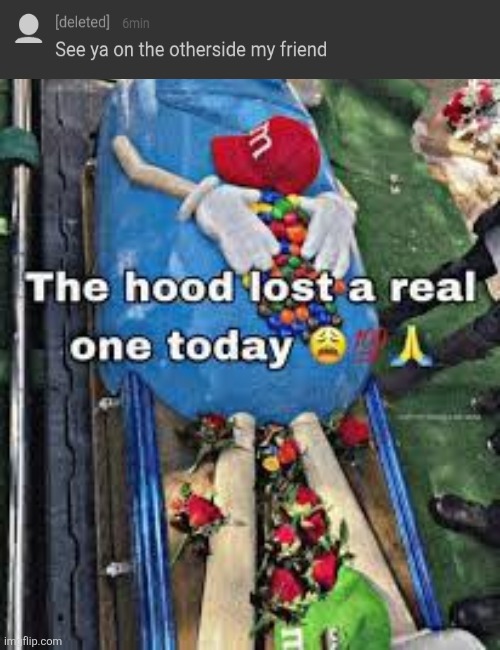 djto is gone | image tagged in the hood lost a real one today | made w/ Imgflip meme maker