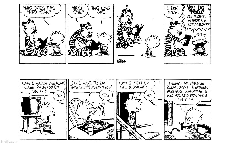 image tagged in calvin and hobbes,comics | made w/ Imgflip meme maker